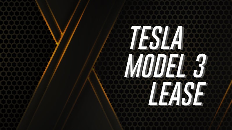 tesla model 3 lease